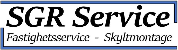 SGR Service, Fastighetsservice och skyltmontage
